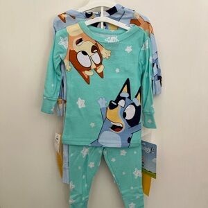 Kids 18m Pajamas Set Bluey 2 Pair